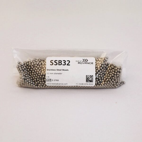 Stainless Steel Beads 3.2 mm, 1 lb. (.45 kg)