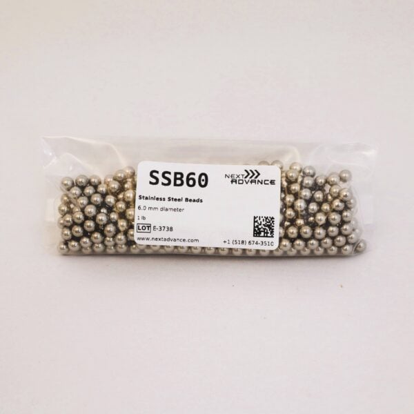 Stainless Steel Beads 6.0 mm, 1 lb. (.45 kg)