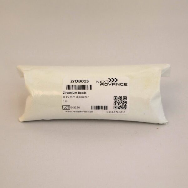 Zirconium oxide beads 0.15 mm, 1 lb. (0.45 kg)